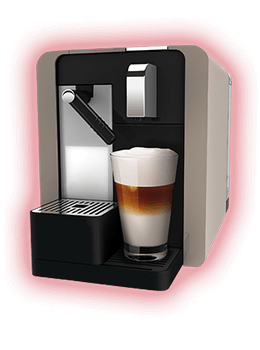 Кофемашина Cremesso Caffe Latte Titan Silver, Burgundu Red